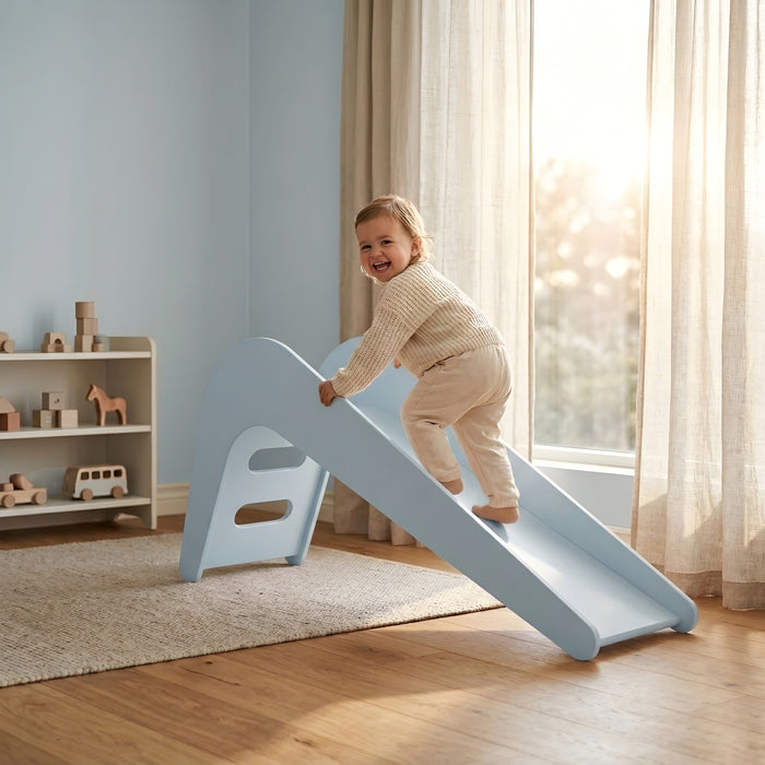 Jupiduu Indoor Holzrutsche Blau