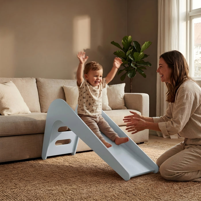 Jupiduu Indoor Holzrutsche Blau