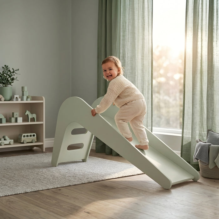 Jupiduu Indoor Holzrutsche Grün