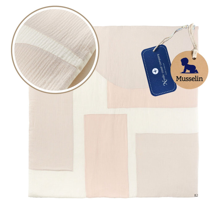 Krabbeldecke Musselin Natur