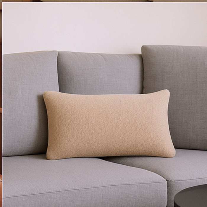 Teddykissen inkl. Inlet Beige 30x50cm