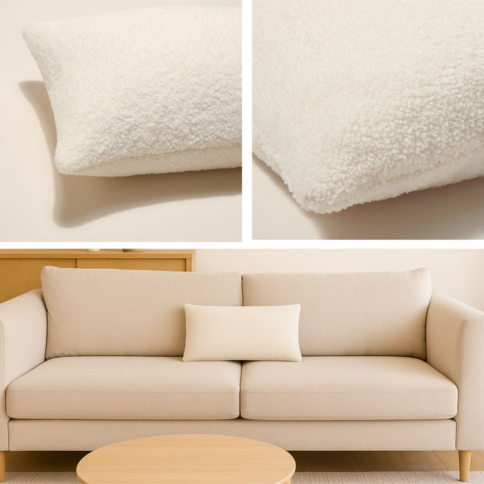 Teddykissen Creme 30x50cm