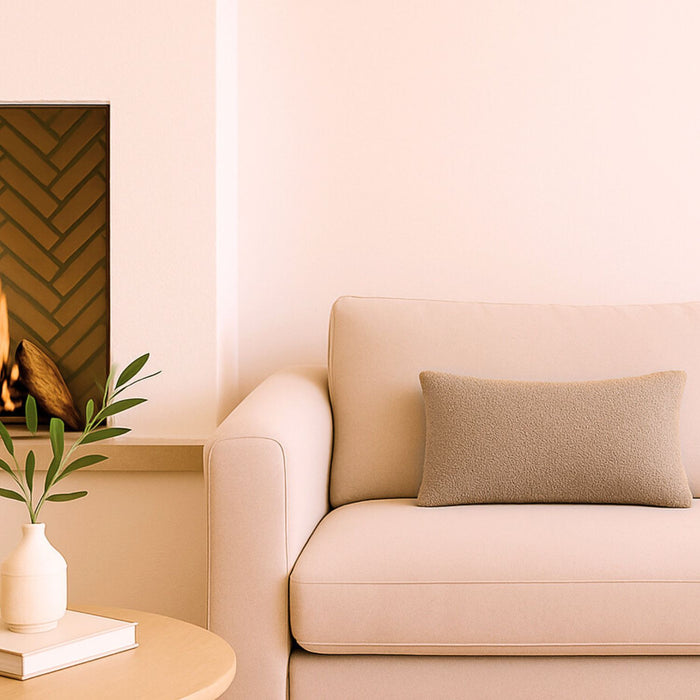 Teddykissen inkl. Inlet Beige 30x50cm