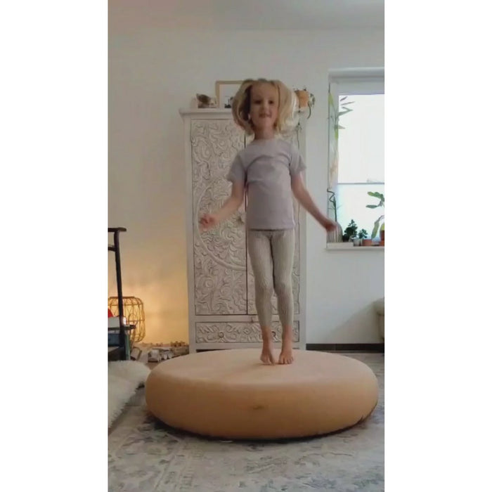 Jupiduu Indoor Jumpspot – Das moderne Hüpfkissen für Kinder von 3 bis 10 Jahren Camel
