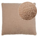 Teddy Fellkissen Beige 50x50cm.