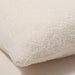 Bouclé Kissen Teddystoff Creme 50x50cm.