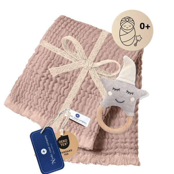 Baby Geschenk Set Altrosa | Nordic Coast Company