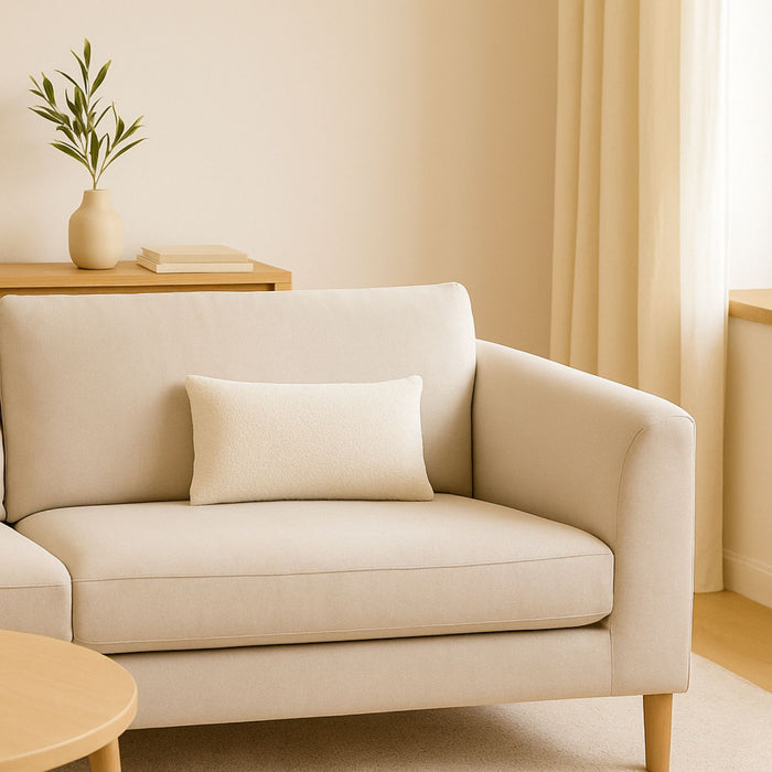 Teddykissen Creme 30x50cm