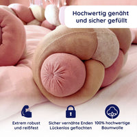 Bettschlange geflochten Natur Jersey - Bild 8