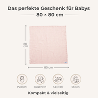 Musselin Decke Rosa - Bild 8