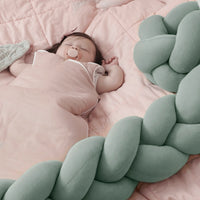 Braided bed bumper mint knit - Bild 6