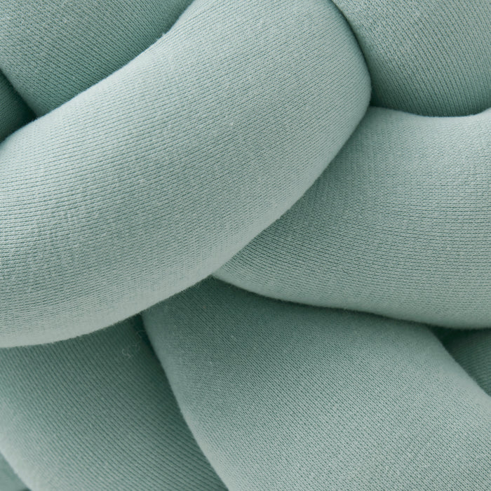 Bettschlange geflochten Mint Jersey