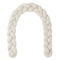 Braided bed bumper grey jersey - Bild 3