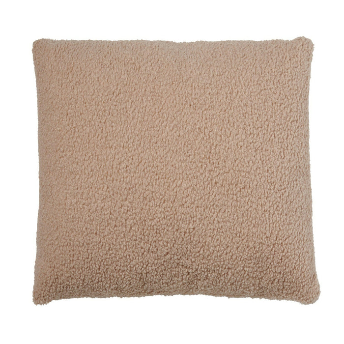 Teddykissen Bouclé Kissen Beige 40x40cm