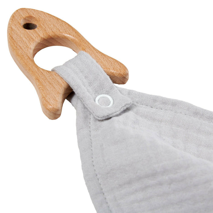 Cuddly towel muslin Rocket Grey