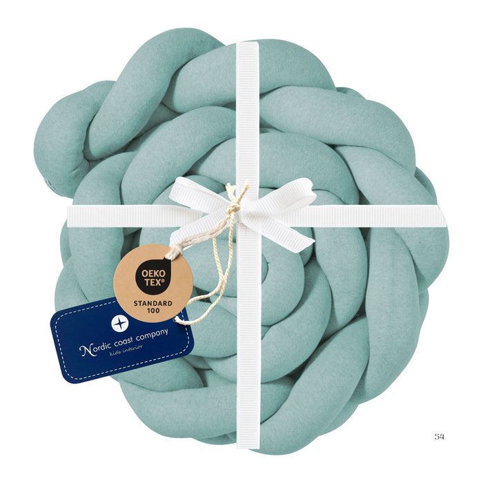 Bettschlange geflochten Mint Jersey