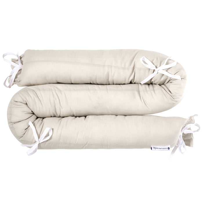 Bed bumper ivory