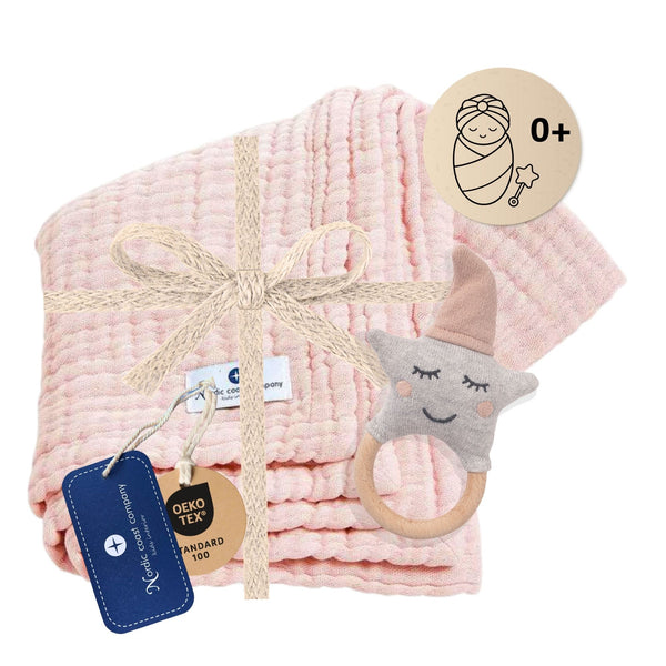 Baby Geschenkset Rosa | Nordic Coast Company