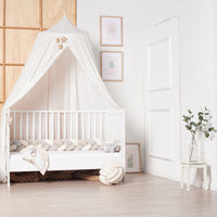 Tresse de lit en coton tricoté trio beige sable nature XL - Bild 2