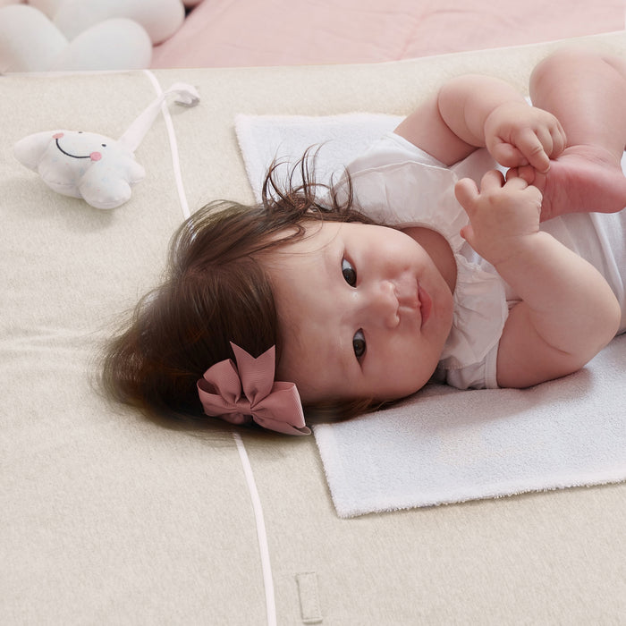 Changing mat natural