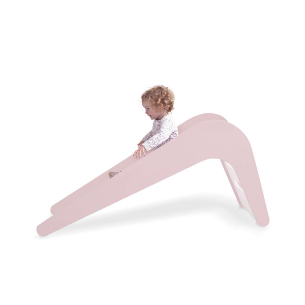 Jupiduu Indoor-Rutsche aus Holz – Die Design-Kinderrutsche Rosa