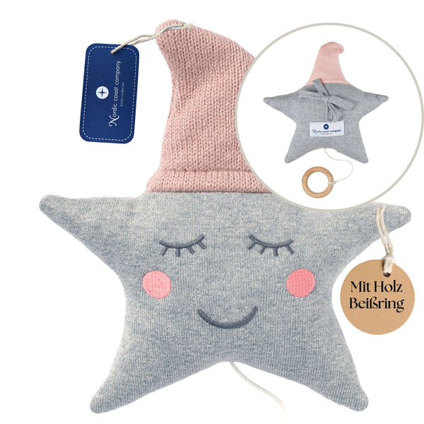 Spieluhr Baby Rosa | 100% Baumwolle | Nordic Coast Company