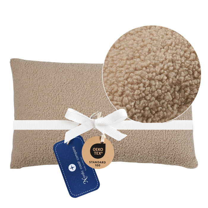 Teddykissen inkl. Inlet Beige 30x50cm