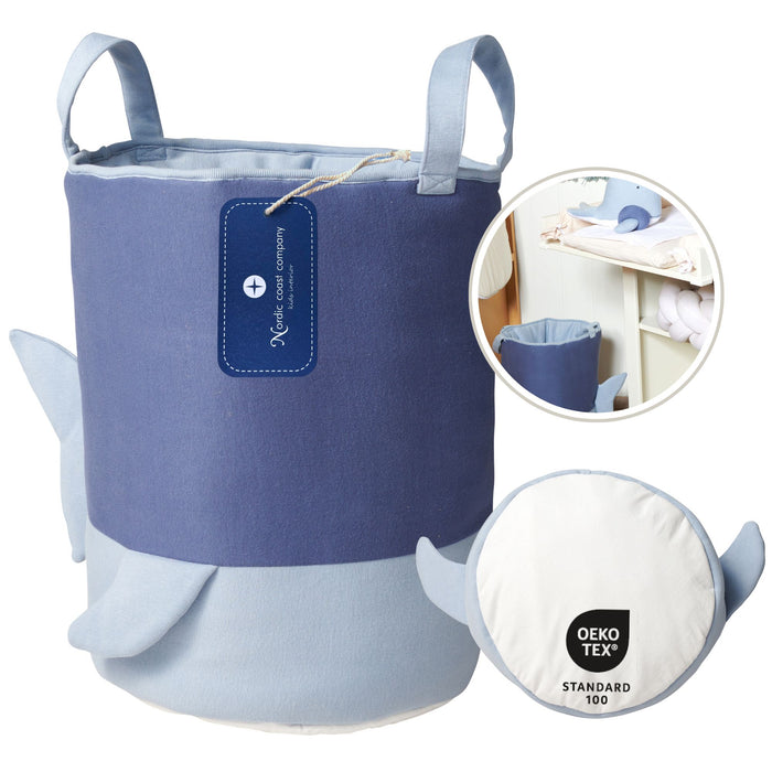 Spielzeugkorb Wal 45 cm