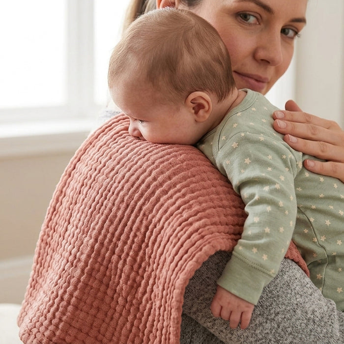 Muslin Blanket Copper Red