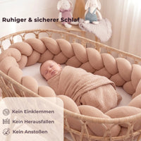 Bettschlange geflochten Soft Waffel Karamell XL - Bild 2