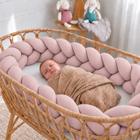 Tresse de lit en coton tricoté rose - Bild 12
