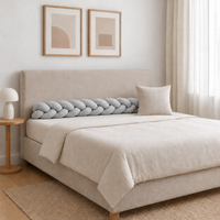 Braided bed bumper grey knit - Bild 9
