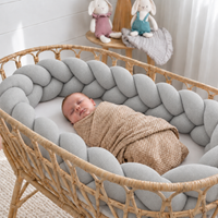 Braided bed bumper grey knit - Bild 5