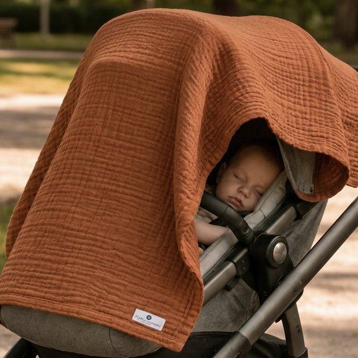 Muslin Blanket Olive Green