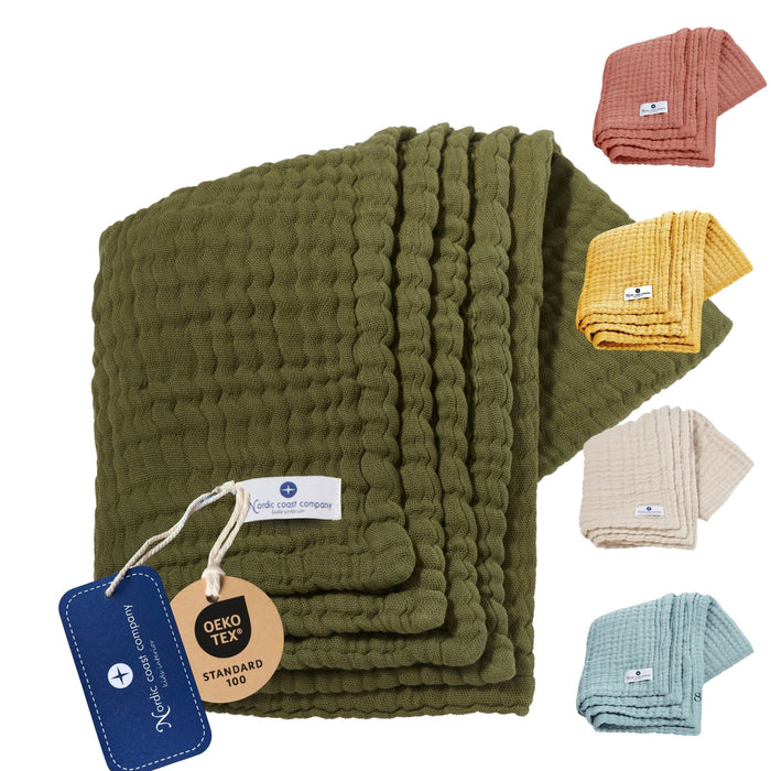 Muslin Blanket Olive Green