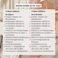 Bettschlange geflochten Grau Jersey - Bild 9