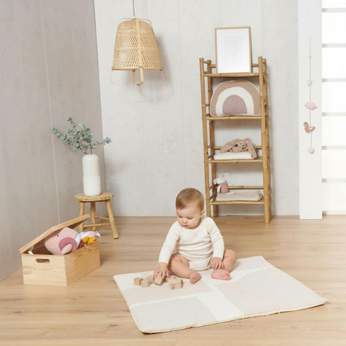 Krabbeldecke Musselin Natur