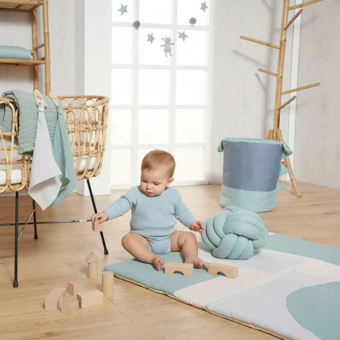 Krabbeldecke Musselin Mint