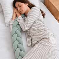 Bettschlange geflochten Mint Jersey XL 300cm - Bild 6