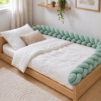 Bettschlange geflochten Mint Jersey XL 300cm - Bild 7