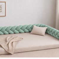 Bettschlange geflochten Mint Jersey XL 300cm - Bild 12
