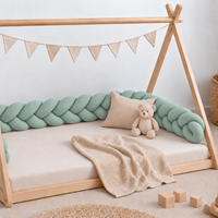 Bettschlange geflochten Mint Jersey XL 300cm - Bild 8