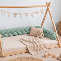 Bettschlange geflochten Mint Jersey XL 300cm - Bild 10