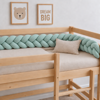 Bettschlange geflochten Mint Jersey XL 300cm - Bild 11