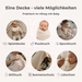 Musselindecke Baby Beige multifunktional