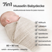 Musselindecke Baby Natur