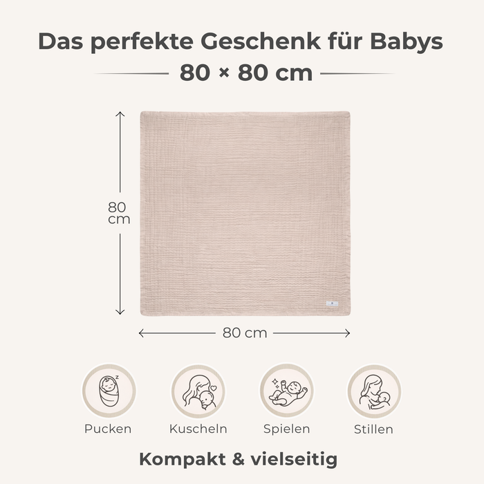 Musselindecke für Babys Sommerdecke