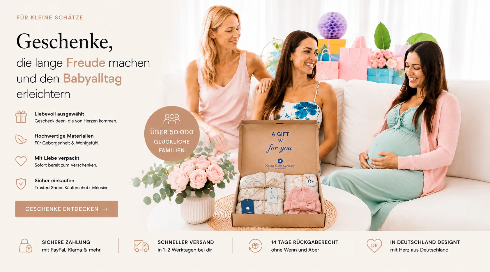 Was kann man zur Geburt schenken – Nordic Coast Company