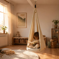 Play & Chill Kinder Indoor Hängeschaukel Beige - Bild 2