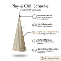Play & Chill Schaukel Indoor Hellblau - Bild 7